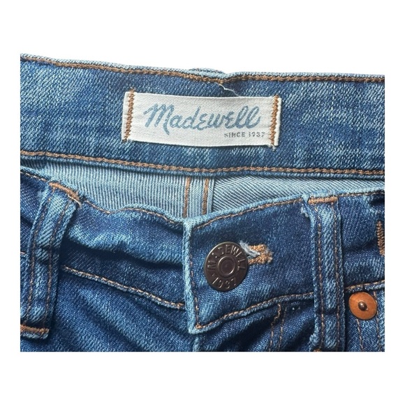 MADEWELL Distressed High Riser Skinny Jeans Size 24 - Picture 4 of 11